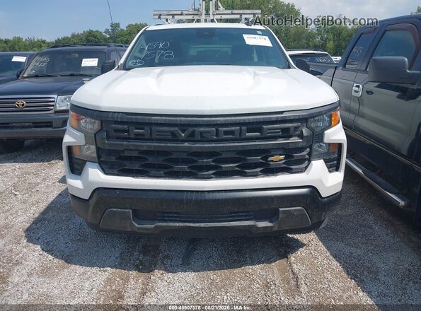 3GCNAAEK4PG142103 2023 CHEVROLET SILVERADO White Դիմացի տեսք
