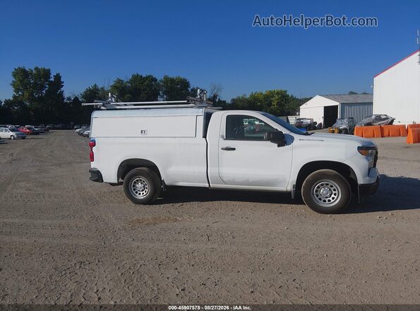 3GCNAAEK4PG142103 2023 CHEVROLET SILVERADO White Սալոնի հետևի տեսք