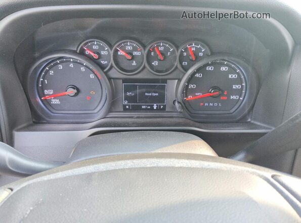 3GCNAAEK5TG270067 2026 CHEVROLET SILVERADO Белый Вид щитка приборов