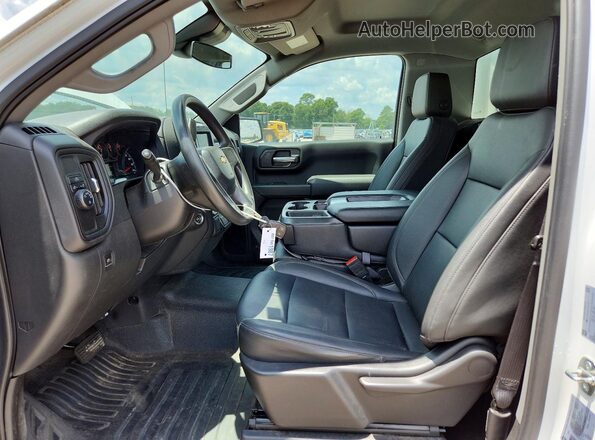 3GCNAAEK6PG340147 2023 CHEVROLET SILVERADO White Widok wnętrza z przodu