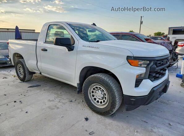 3GCNAAEK6PG348538 2023 CHEVROLET SILVERADO Белый Передняя правая четверть