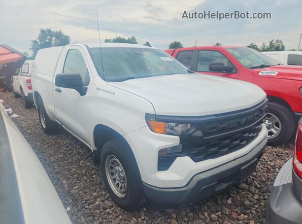 3GCNAAEK6PG363850 2023 CHEVROLET SILVERADO Белый Передняя правая четверть