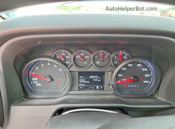 3GCNAAEK8PG353921 2023 CHEVROLET SILVERADO White ხელსაწყოთა პანელის ხედი