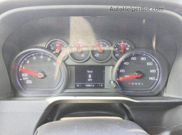 3GCNAAEK9PG335461 2023 CHEVROLET SILVERADO White Widok zestawu wskaźników