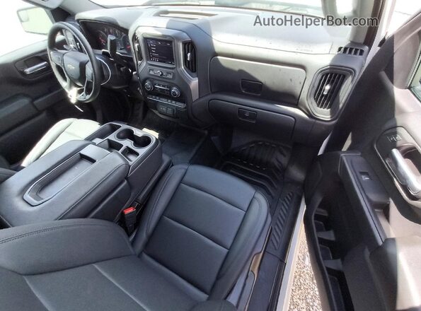3GCNAAEK9PG335461 2023 CHEVROLET SILVERADO White Widok deski rozdzielczej