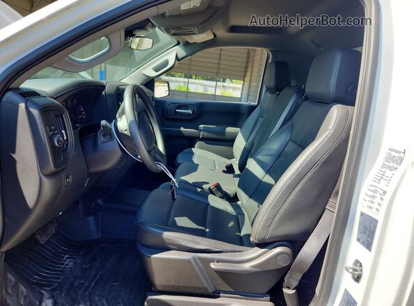 3GCNAAEKXPG360384 2023 CHEVROLET SILVERADO White Vista interior delantera