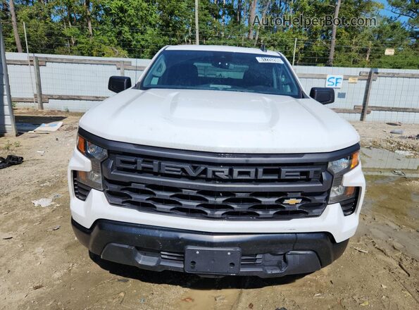 3GCNAAEKXPG360384 2023 CHEVROLET SILVERADO White Vista de la etiqueta del VIN