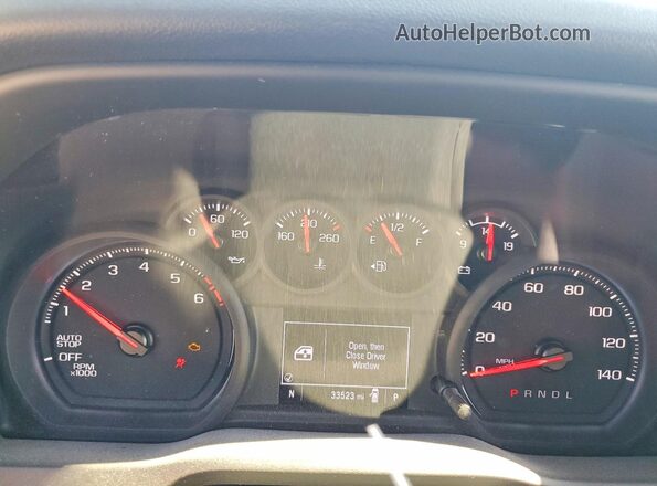 3GCNAAEKXTG106443 2026 CHEVROLET SILVERADO White Widok zestawu wskaźników