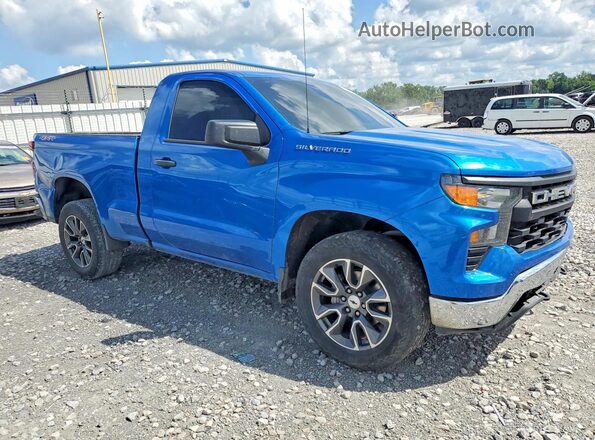 3GCNDAEK3NG501476 2022 CHEVROLET SILVERADO Синий Передняя правая четверть