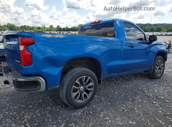 3GCNDAEK3NG501476 2022 CHEVROLET SILVERADO Синий Задняя правая четверть