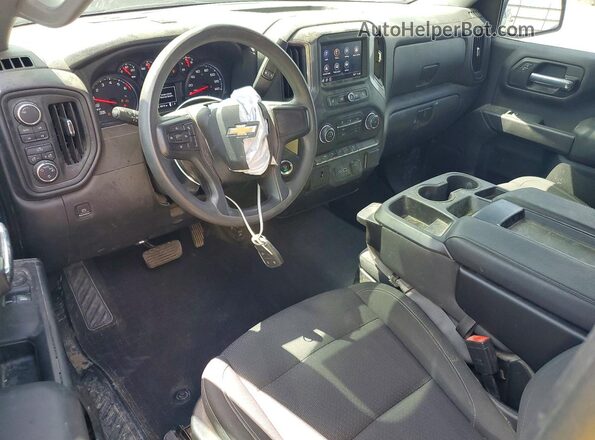3GCNDAEK3NG501476 2022 CHEVROLET SILVERADO Синий Вид панели приборов
