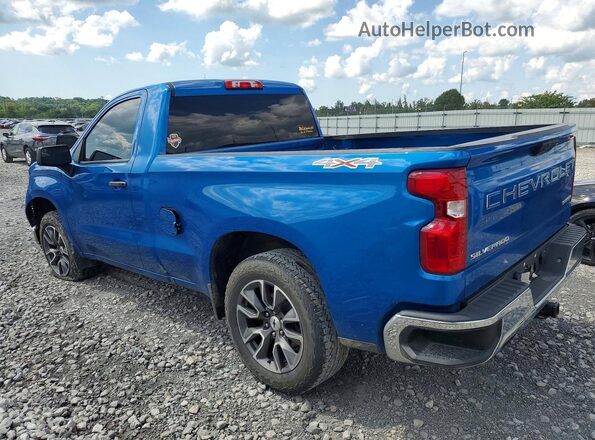 3GCNDAEK3NG501476 2022 CHEVROLET SILVERADO Синий Задняя левая четверть