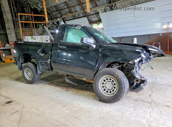 3GCNDAEK7NG626271 2022 CHEVROLET SILVERADO Черный Передняя правая четверть