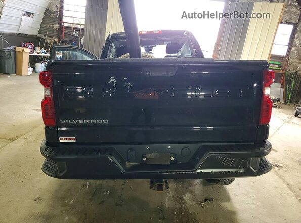 3GCNDAEK7NG626271 2022 CHEVROLET SILVERADO Черный Вид сзади