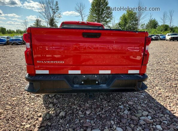 3GCNDAEK7RG239290 2024 CHEVROLET SILVERADO Red Вид ззаду