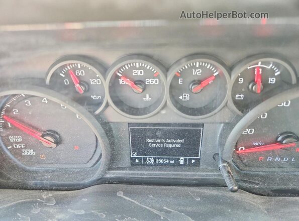 3GCNDAEK7RG239290 2024 CHEVROLET SILVERADO Red Вид щитка приладів