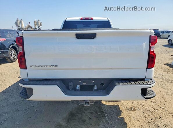 3GCNWAEF1MG250419 2021 CHEVROLET SILVERADO White Rear view