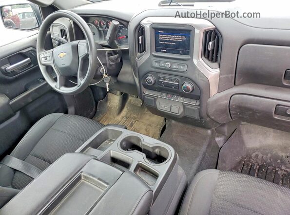3GCNWAEF2MG472175 2021 CHEVROLET SILVERADO White წინა პანელის ხედი