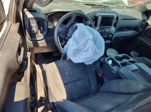 3GCNWAEF4MG240709 2021 CHEVROLET SILVERADO Белый Вид панели приборов