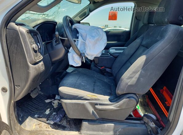 3GCNWAEF4MG240709 2021 CHEVROLET SILVERADO Белый Вид салона спереди