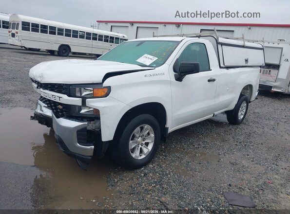 3GCNWAEF6LG290381 2020 CHEVROLET SILVERADO White წინა მარცხენა ხედი სამი მეოთხედიდან
