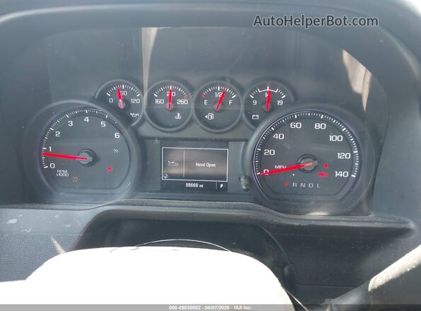 3GCNWAEF6LG290381 2020 CHEVROLET SILVERADO White უკანა სავარძლების ხედი