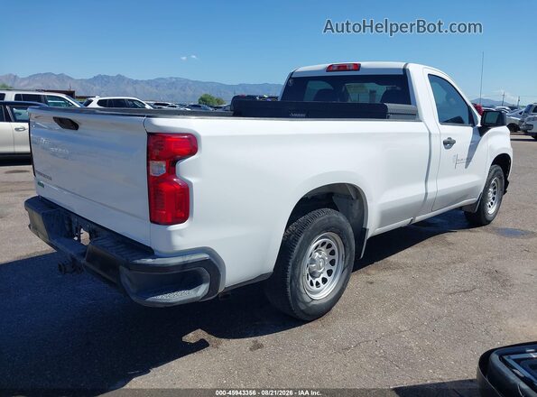 3GCNWAEF7LG206066 2020 CHEVROLET SILVERADO Белый Задняя правая четверть