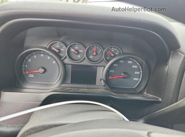 3GCNWAEFXLG341171 2020 CHEVROLET SILVERADO White Սարքավորումների վահանակի տեսք