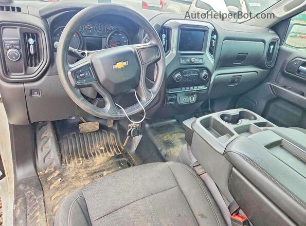 3GCNWAEFXLG341171 2020 CHEVROLET SILVERADO White Առջևի վահանակի տեսք