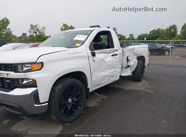 3GCNWAEFXMG457875 2021 CHEVROLET SILVERADO White წინა ხედი
