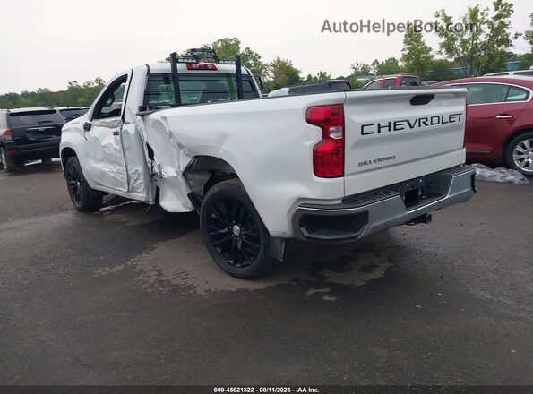 3GCNWAEFXMG457875 2021 CHEVROLET SILVERADO White უკანა მარცხენა