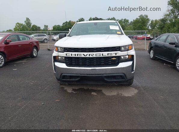 3GCNWAEFXMG457875 2021 CHEVROLET SILVERADO White ხელსაწყოთა პანელის ხედი