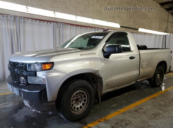 3GCNWAEH4KG177366 2019 CHEVROLET SILVERADO Silver Widok wnętrza 360 stopni