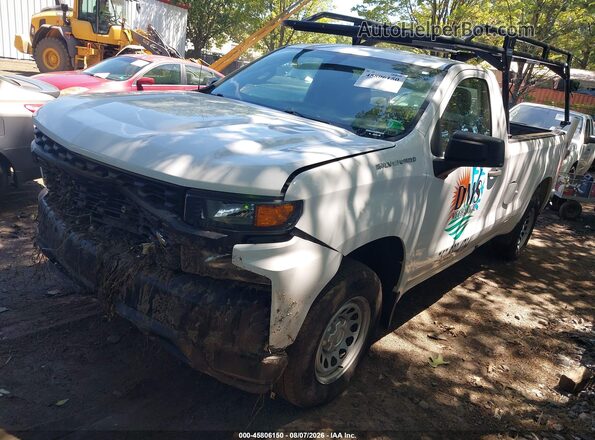 3GCNWAEHXKG256394 2019 CHEVROLET SILVERADO White Przód lewy