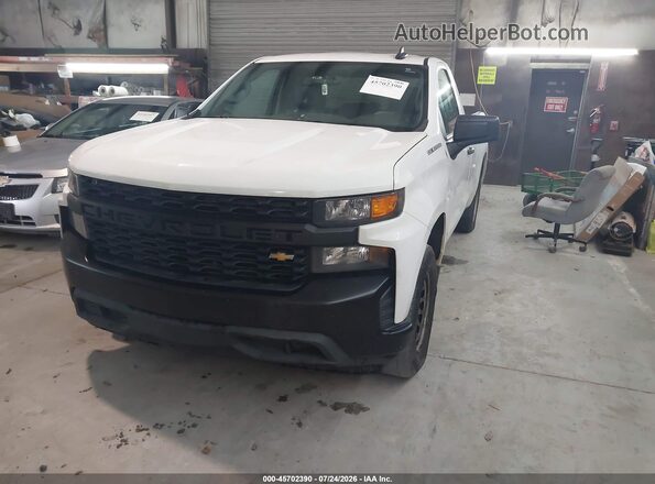 3GCNWAEHXKG267363 2019 CHEVROLET SILVERADO White Передня ліва чверть
