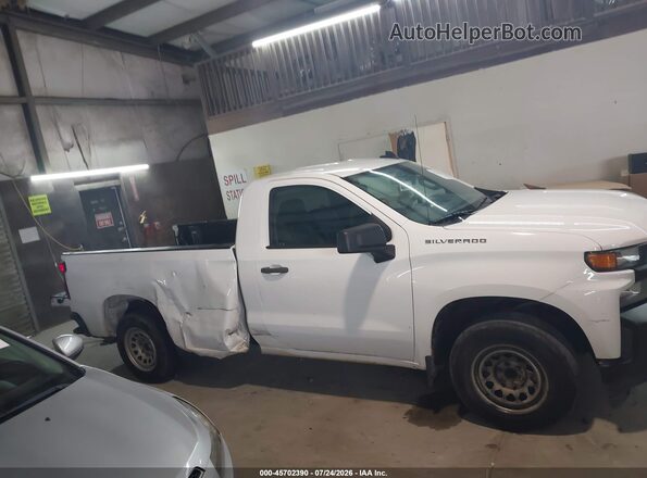 3GCNWAEHXKG267363 2019 CHEVROLET SILVERADO White Панорамний вид салону 360°