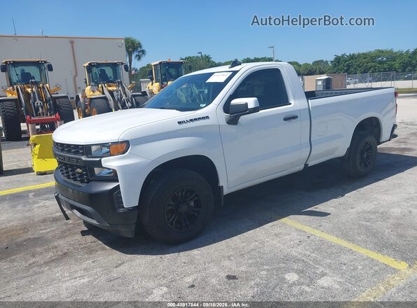 3GCNWAEK9MG318334 2021 CHEVROLET SILVERADO White Передня ліва чверть