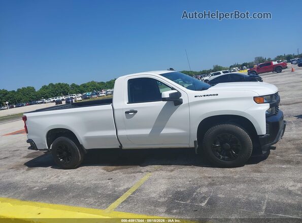 3GCNWAEK9MG318334 2021 CHEVROLET SILVERADO White Вид задньої частини салону