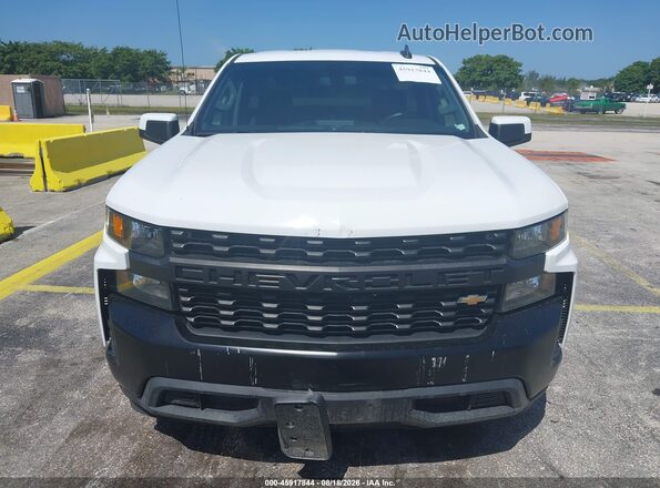 3GCNWAEK9MG318334 2021 CHEVROLET SILVERADO White Вид щитка приладів