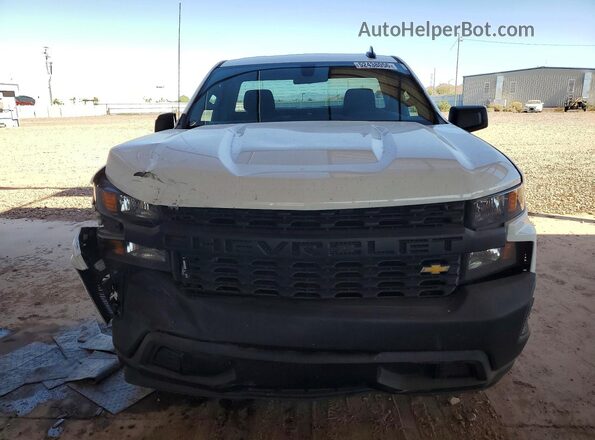 3GCNWAEK9MG391607 2021 CHEVROLET SILVERADO White Вид спереду