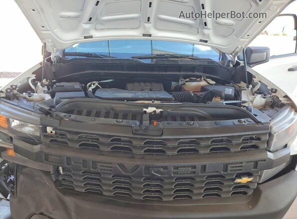 3GCNWAEK9MG391607 2021 CHEVROLET SILVERADO White Вид задньої частини салону