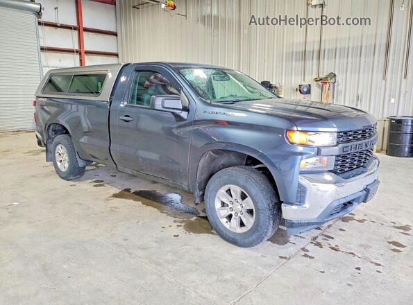 3GCNYAEF2KG175821 2019 CHEVROLET SILVERADO Gray Przód prawy