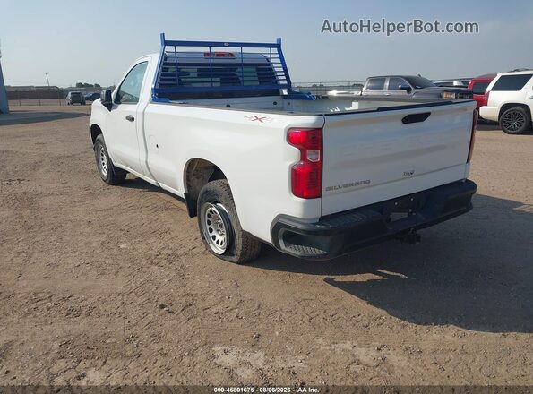 3GCNYAEF8LG125488 2020 CHEVROLET SILVERADO White Trasero izquierdo