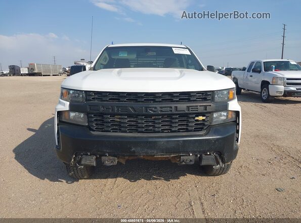 3GCNYAEF8LG125488 2020 CHEVROLET SILVERADO White Vista del cuadro de instrumentos