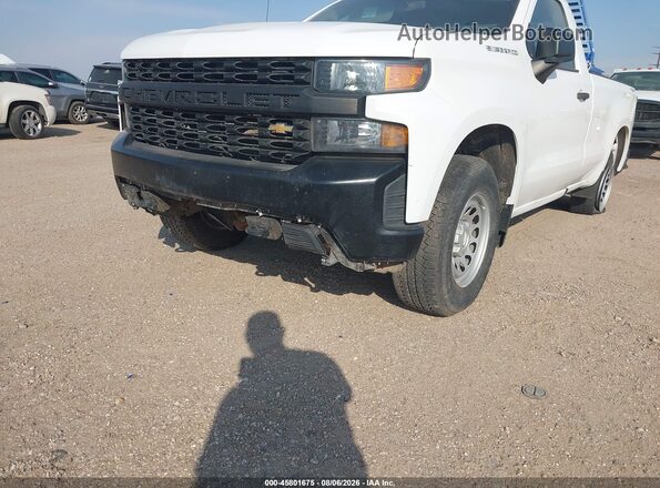 3GCNYAEF8LG125488 2020 CHEVROLET SILVERADO White Vista frontal