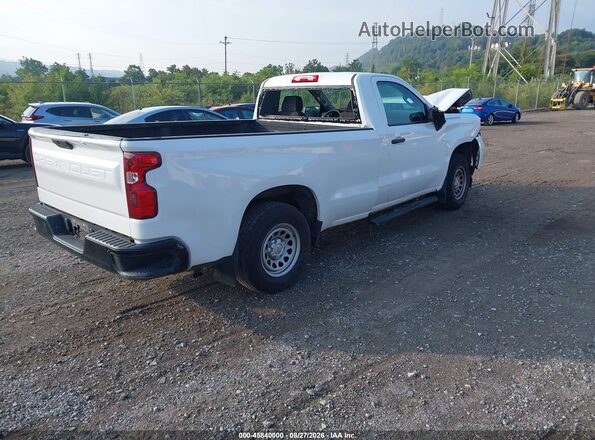 3GCNYAEH5MG184517 2021 CHEVROLET SILVERADO White Tył prawy