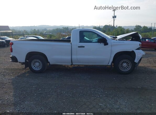 3GCNYAEH5MG184517 2021 CHEVROLET SILVERADO White Widok wnętrza z tyłu