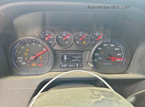 3GCPAAED8RG168622 2024 CHEVROLET SILVERADO Белый Вид щитка приборов