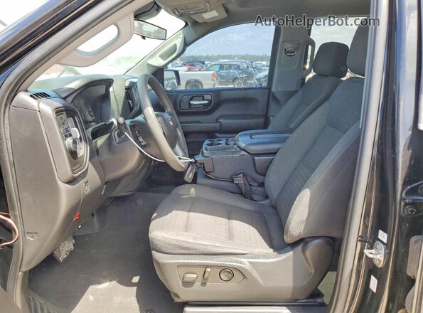 3GCPABEK0NG517464 2022 CHEVROLET SILVERADO Black წინა სალონის ხედი