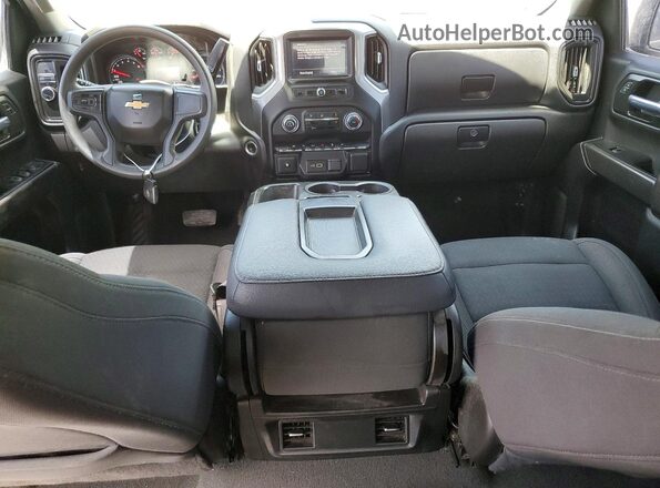 3GCPABEK0NG517464 2022 CHEVROLET SILVERADO Black წინა პანელის ხედი